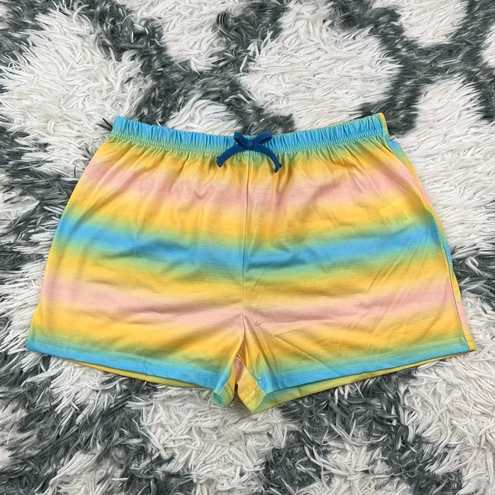 Lucky Brand Kid Girls Multi-color Pajama Shorts Size L (14-16)